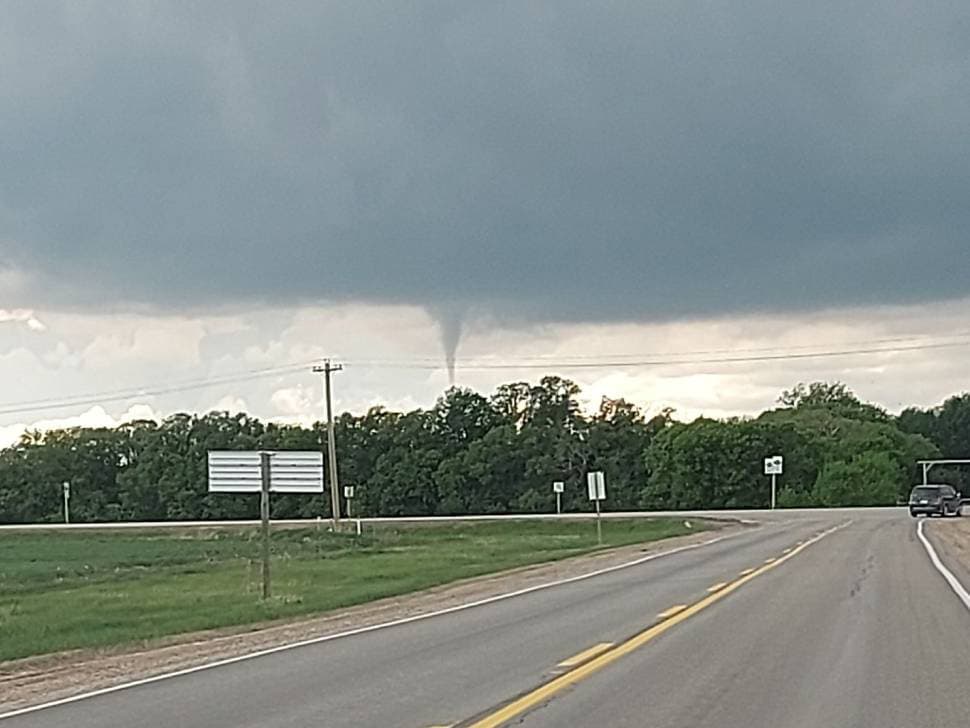 Southeast residents spot multiple funnel clouds Wednesday evening