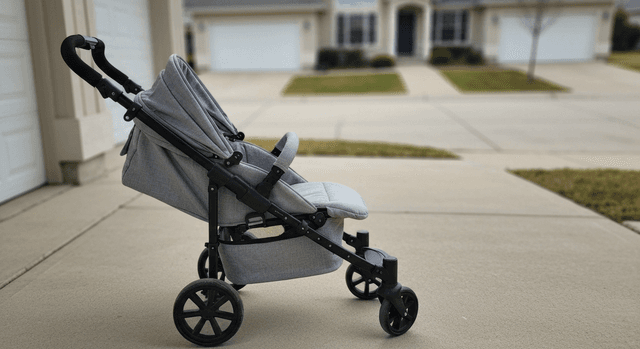 Baby Stroller — Chicco Bravo, Grey, Excellent Condition