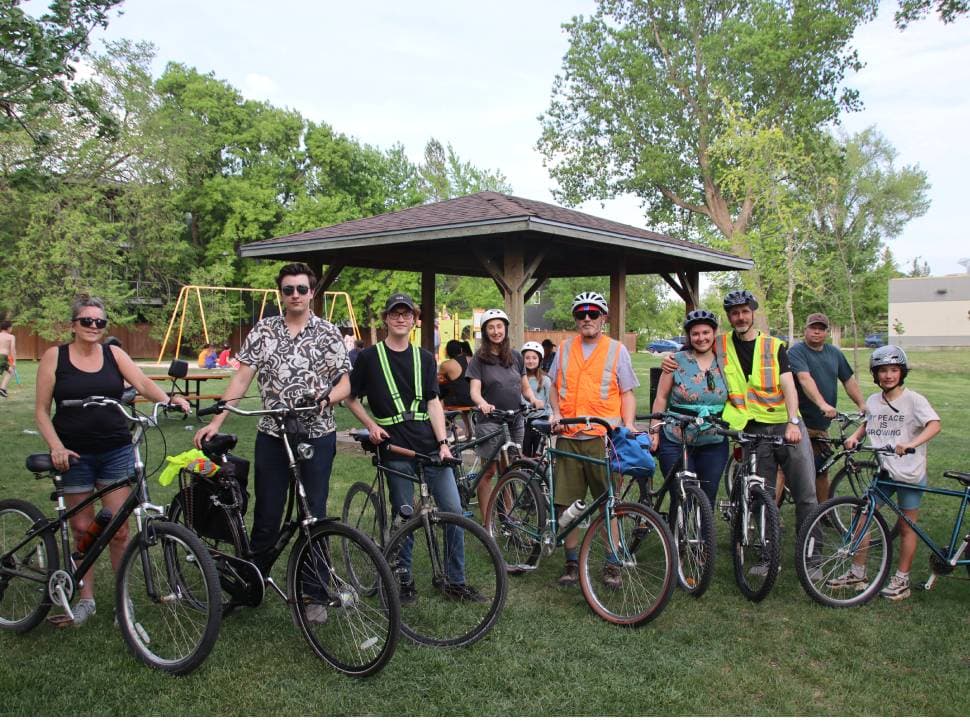 Cyclists enjoy Family Bike Jam in Steinbach